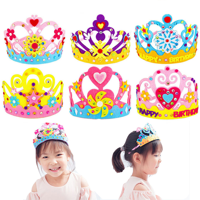 Art Craft 4 Years Old - DIY Crafts Toy Crown Creative Paper