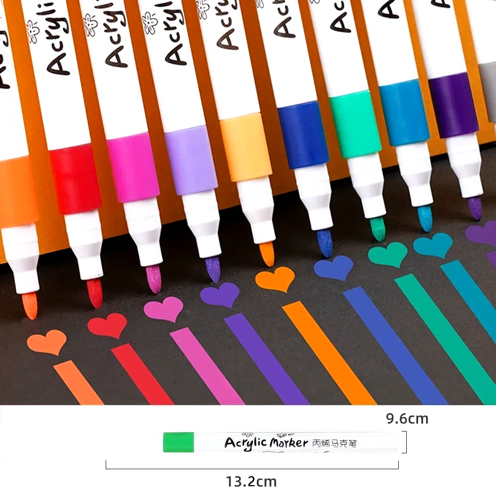 Art Craft 4 Years Old - Soft Tip Acrylic Marker Pen Set