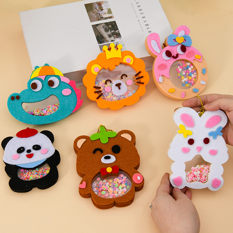 Art Craft 4 Years Old - DIY Animal Shake Pendant Art Craft