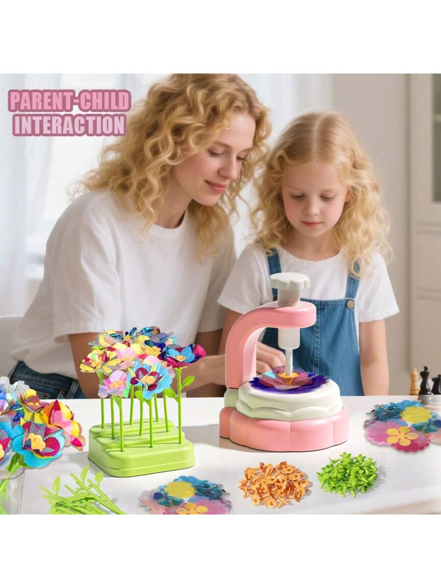 Art Craft 4 Years Old - Kids Flower Craft Kit with Press