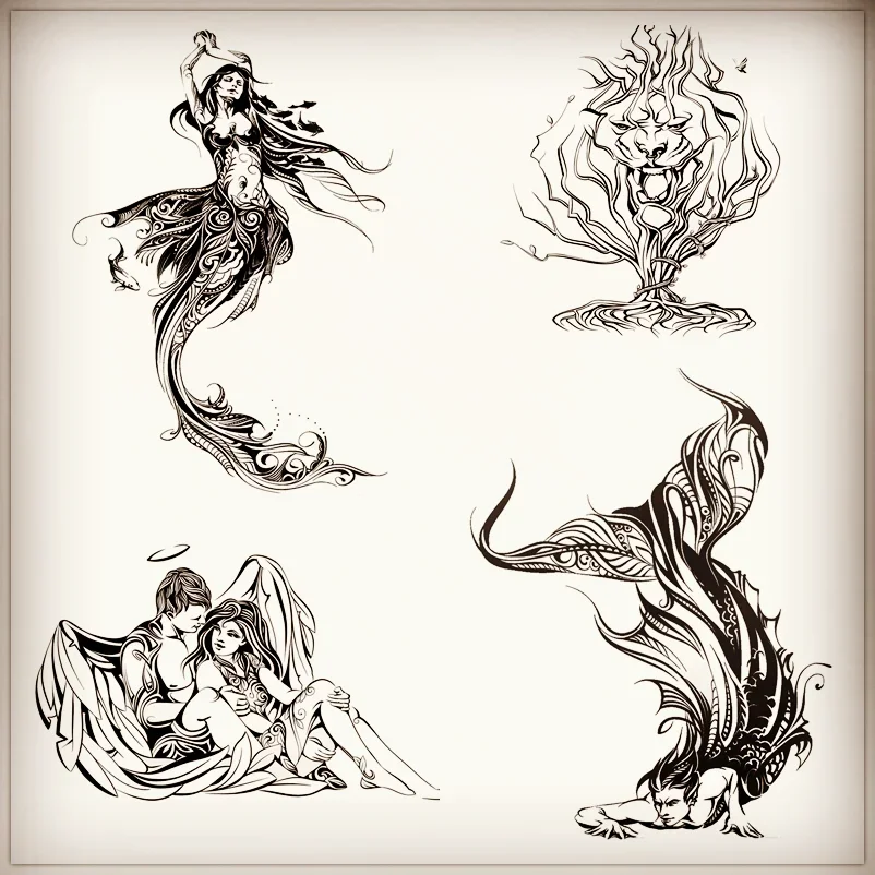 New Art Girl Stamps Mermaid lo - Art Craft Umbrella 评论和价格