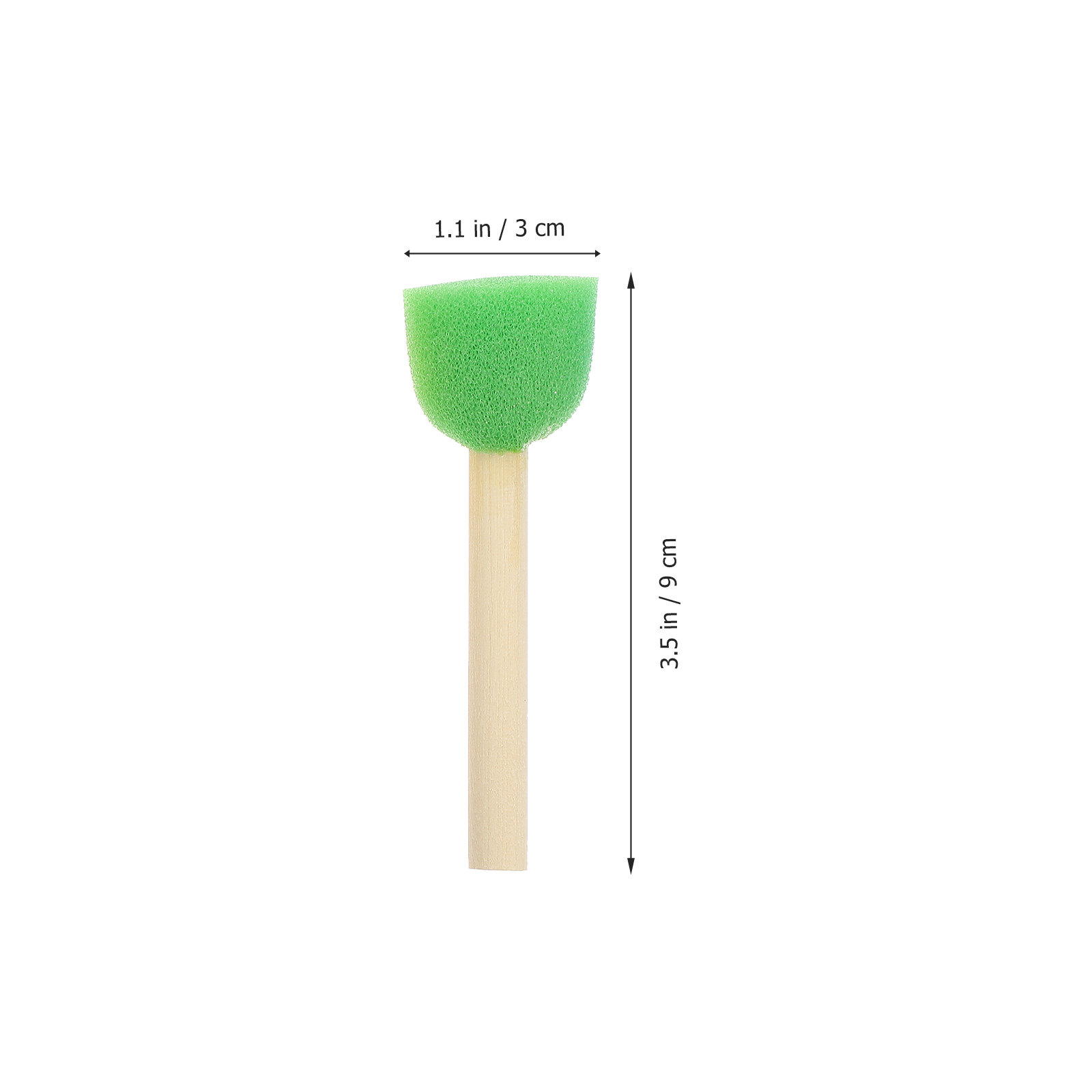 25Pcs Sponge Brush Set Colorfu - Art And Craft For Nursery 评论和价格