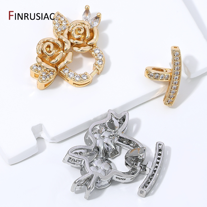 14K Gold Plated Brass Zircon F - Art Craft Flower 评论和价格