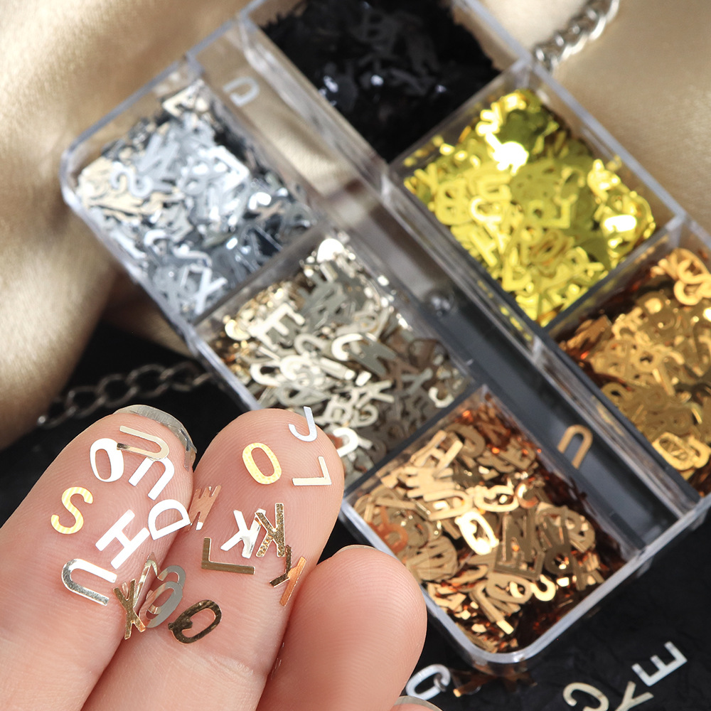 6-Grid Box Metallic Alphabet N - Art And Craft Letter Z 评论和价格