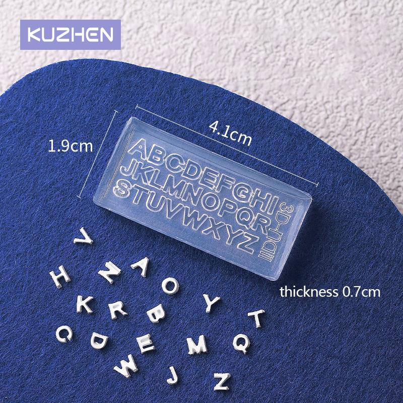 A-Z Letters Nail Art Silicone  - Art And Craft Letter Z 评论和价格