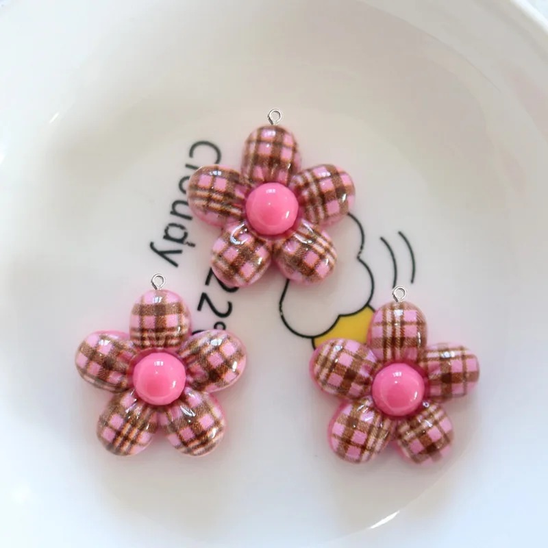 10Pcs Sweet Flower Planar Resi - Art Craft Flower 评论和价格