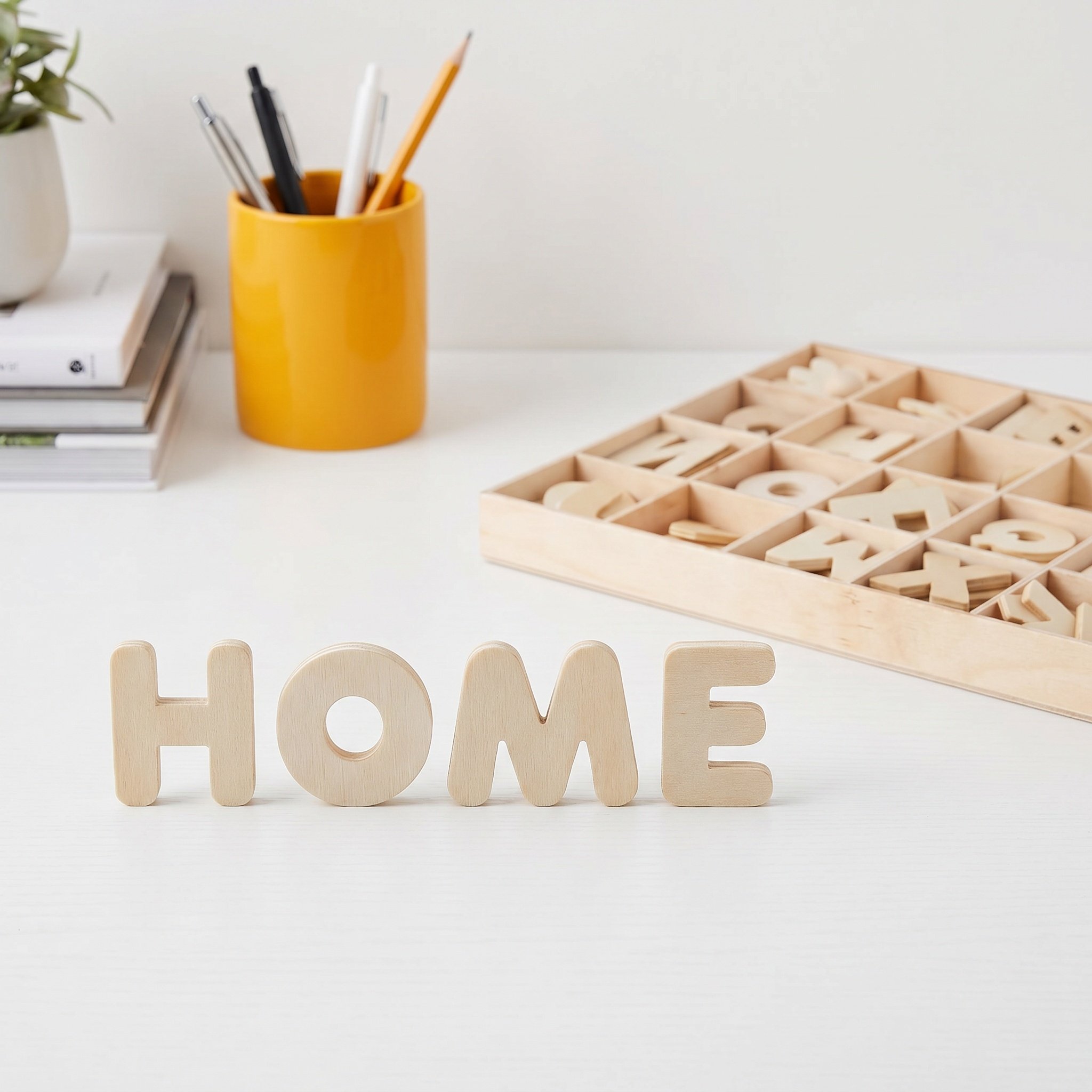 1Set Wooden Alphabet Letters U - Art And Craft For Nursery 评论和价格