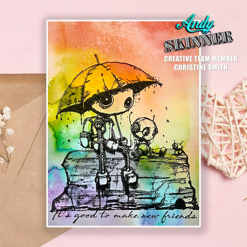 2024 New Friends Stamp Silicon - Art Craft Umbrella 评论和价格