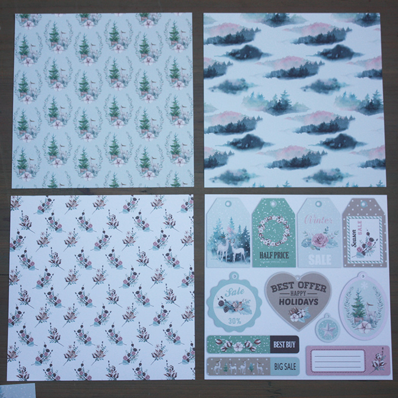 KLJUYP 24 Sheets Winter Time S - Art Craft Winter 评论和价格