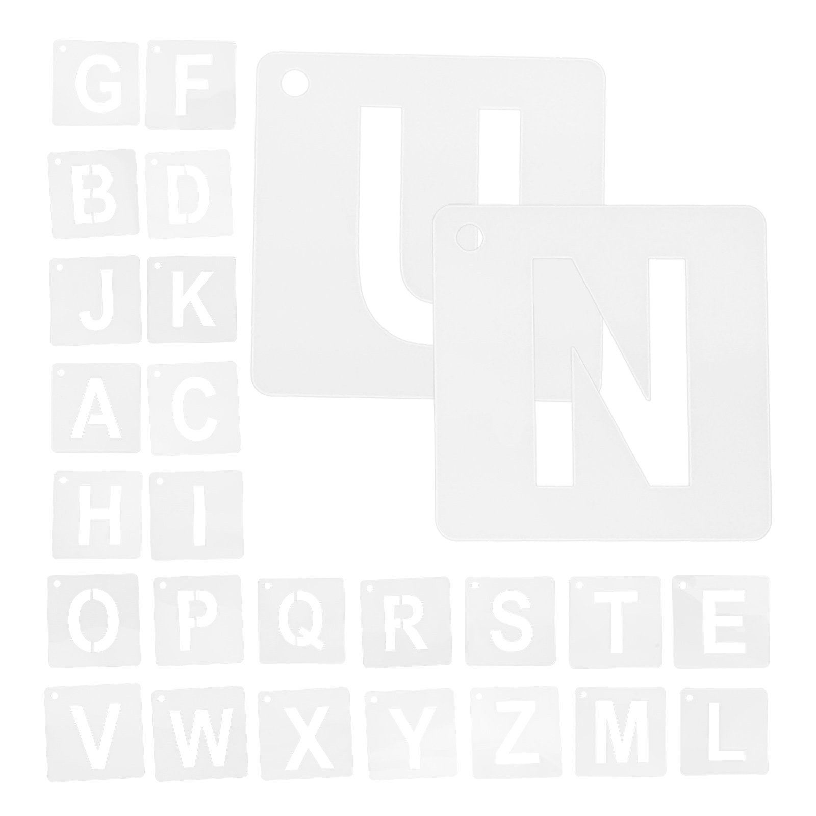 1Set Portable Reusable A-Z Alp - Art And Craft Letter Z 评论和价格