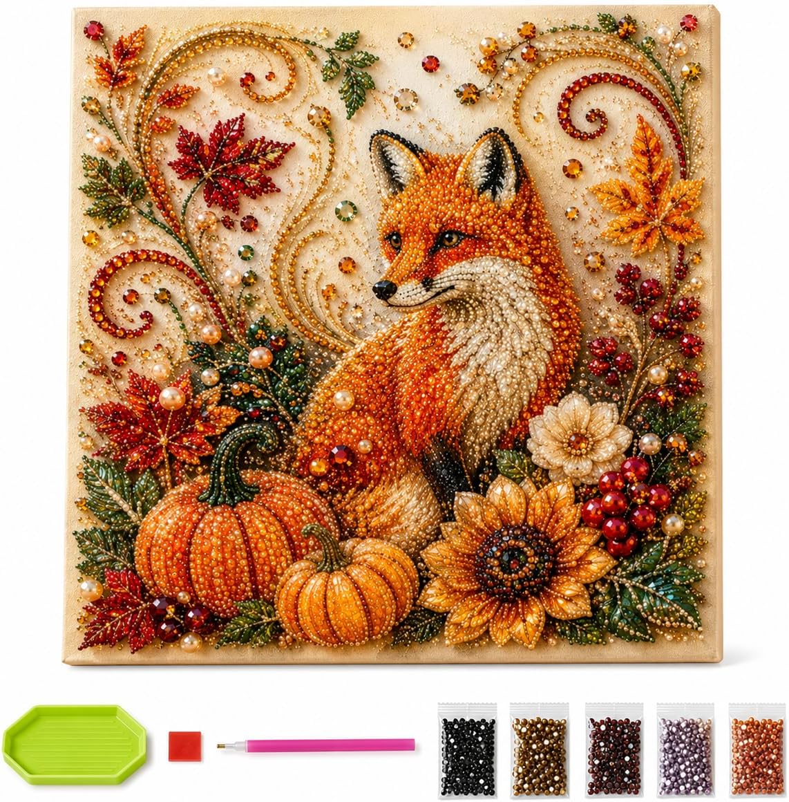 Autumn Diamond Pearl Painting  - Art Craft Flower 评论和价格