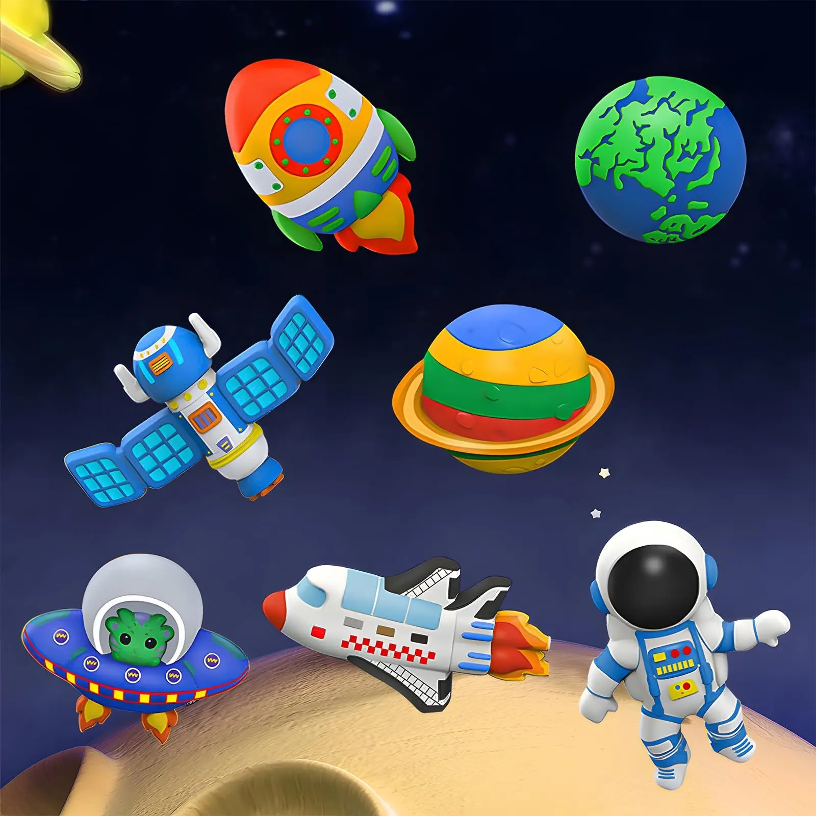 Space DIY Gypsum Kit for Kids  - Art Craft 4 Years Old 评论和价格