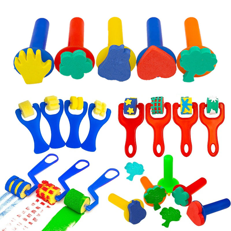 Children Toddler Sponge Stamp  - Art Craft 4 Years Old 评论和价格