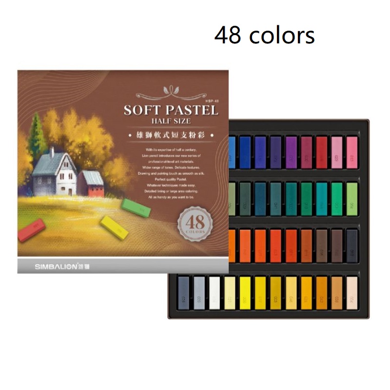 Simbalion  24/48 Colors Soft P - Chalk Pastel Set 评论和价格