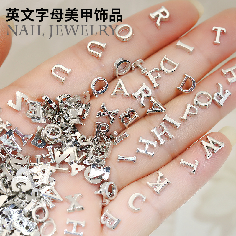 26Pcs 3D Silver Alphabet A-Z E - Art And Craft Letter Z 评论和价格