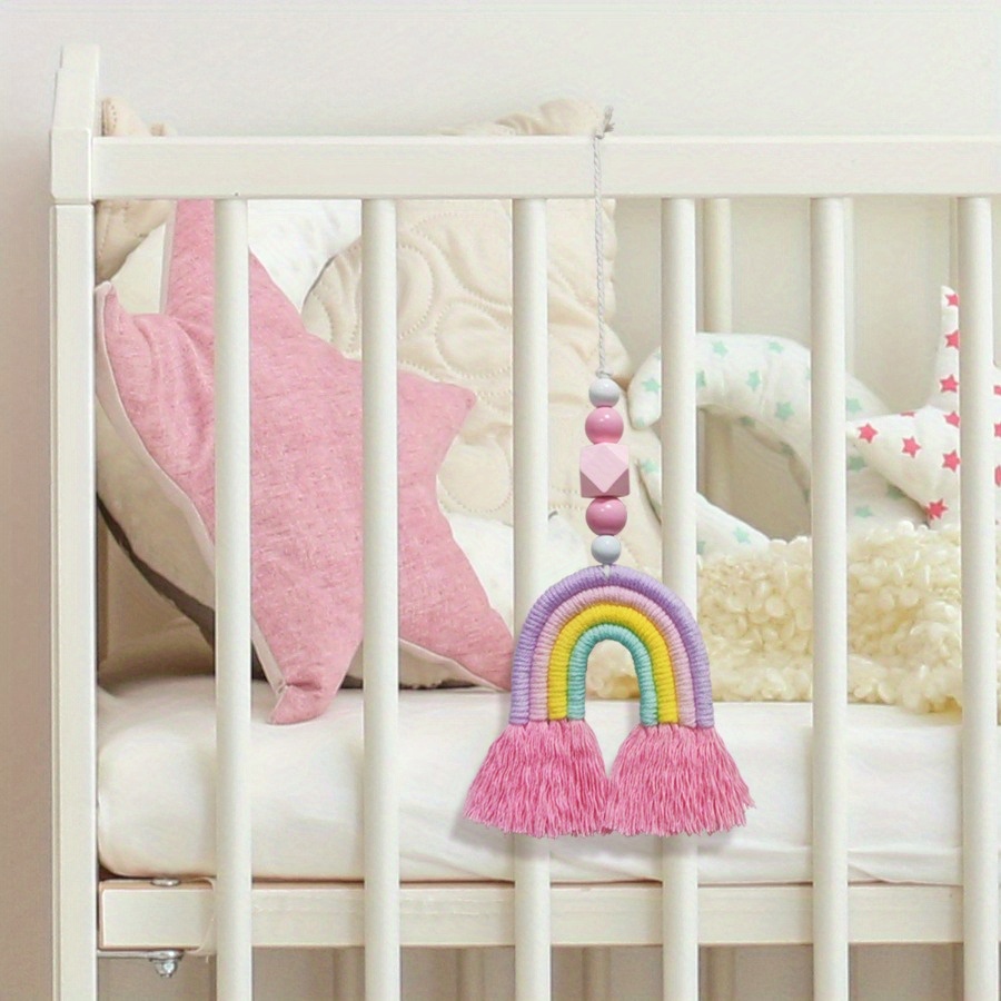Rainbow Wind Chimes Weaving Mi - Art And Craft For Nursery 评论和价格