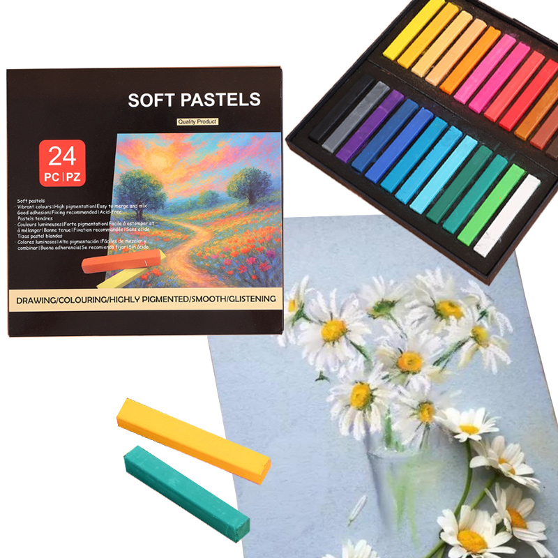 12/24 Color Chalk Soft Pastel  - Chalk Pastel Set 评论和价格