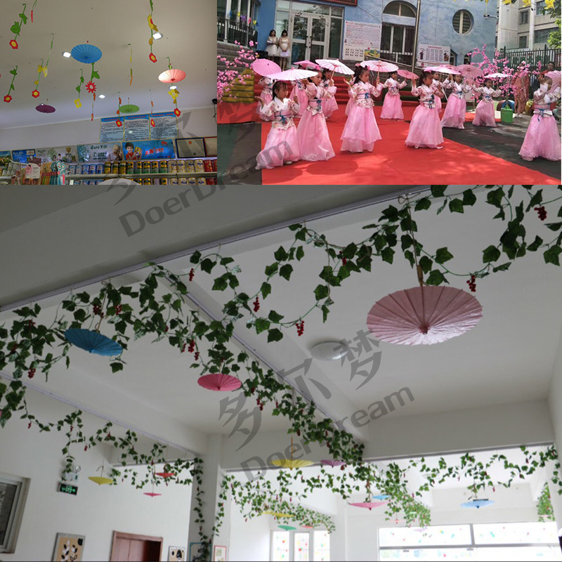 New 5 Size Handmade Colored Pa - Art Craft Umbrella 评论和价格