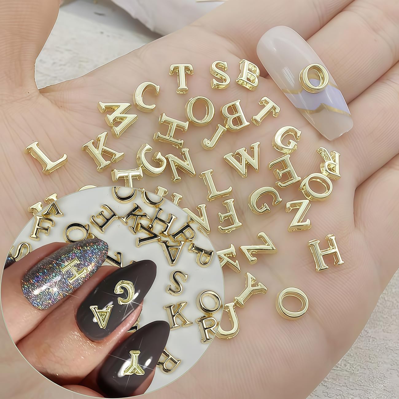 26pcs Gold A-Z Letter Shape Na - Art And Craft Letter Z 评论和价格