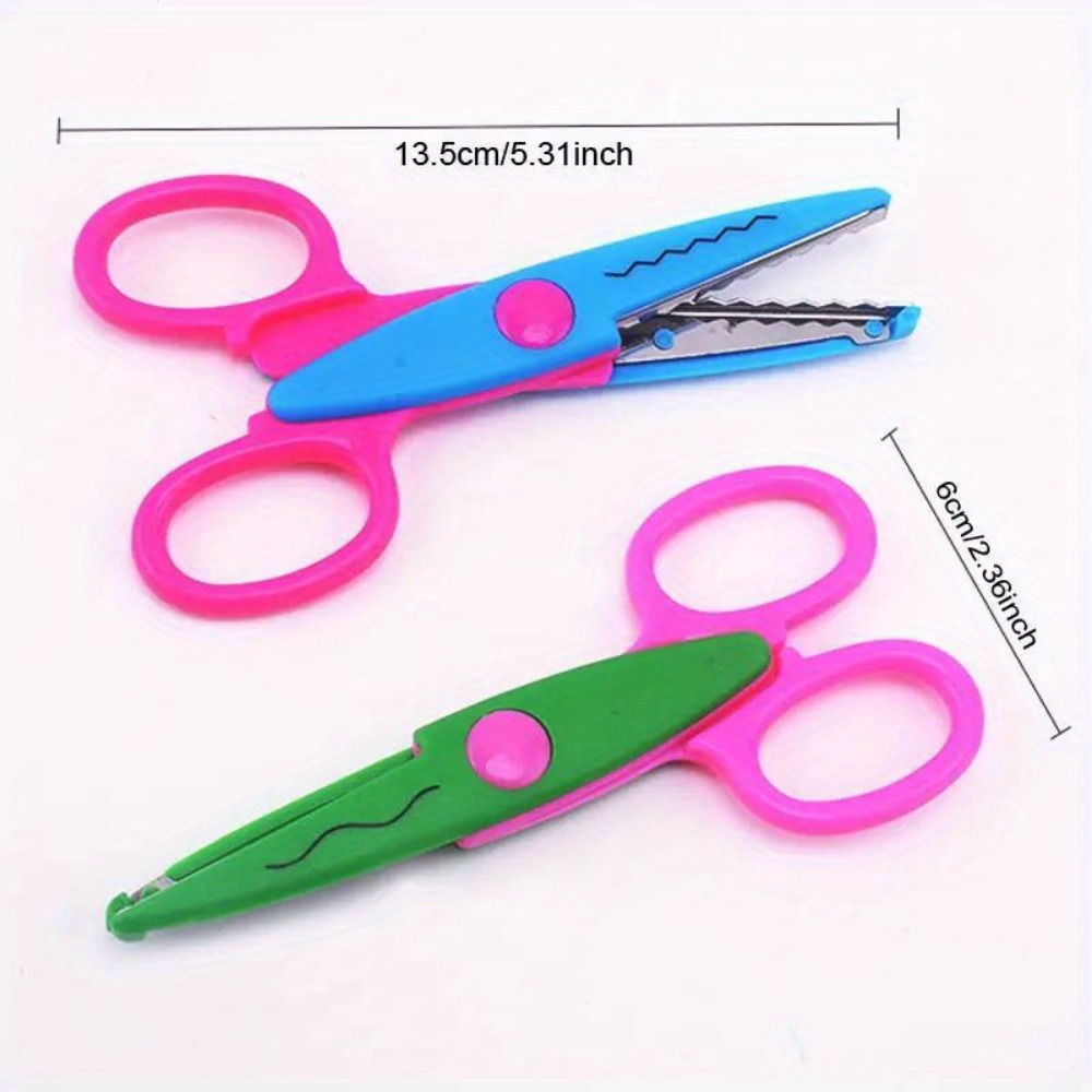 6Pcs/Set Decorative Wavy Sciss - Art Craft 4 Years Old 评论和价格