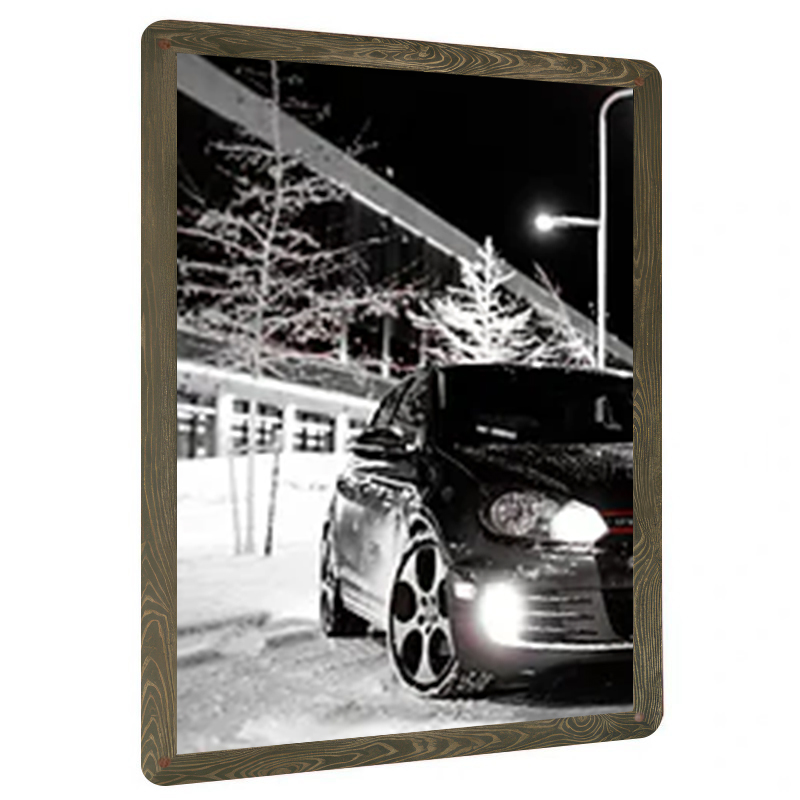 Winter Street Car Night View I - Art Craft Winter 评论和价格