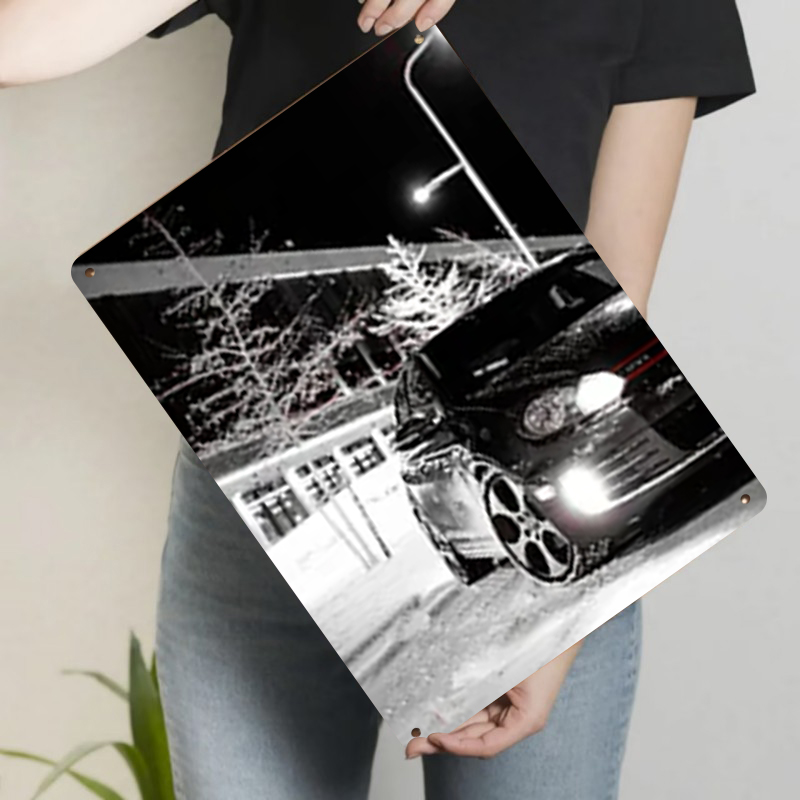 Winter Street Car Night View I - Art Craft Winter 评论和价格