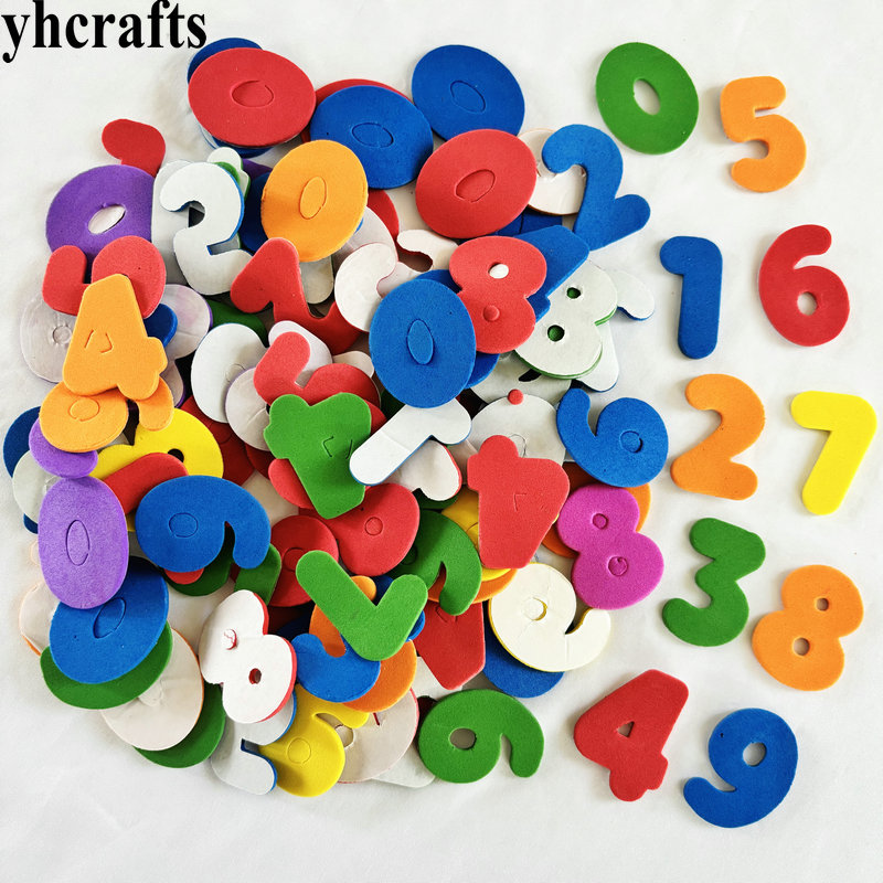 150PCS Mixed color 0-9 number  - Art And Craft Letter Z 评论和价格