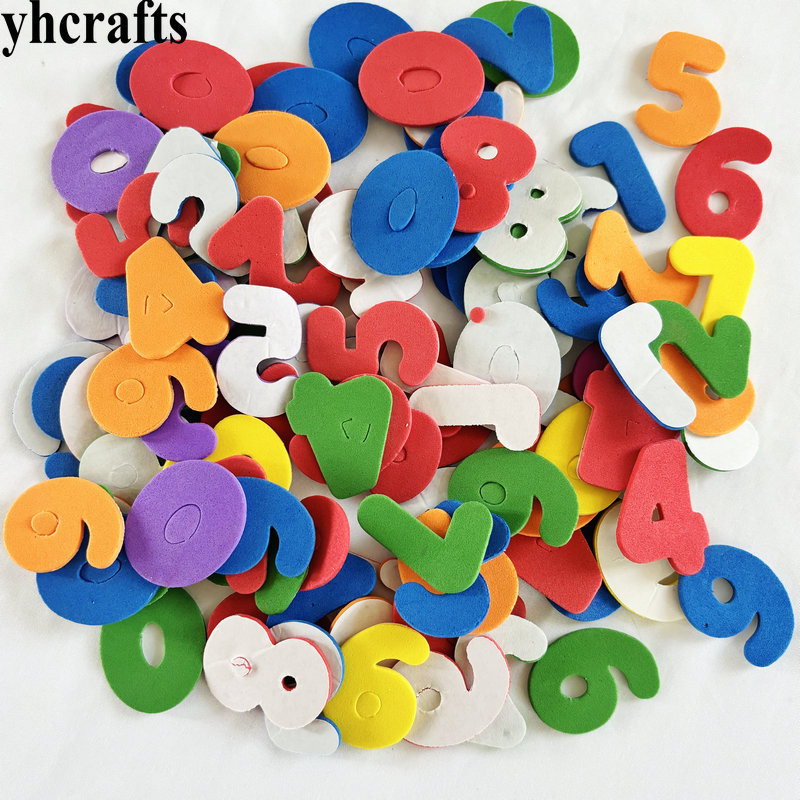150PCS Mixed color 0-9 number  - Art And Craft Letter Z 评论和价格