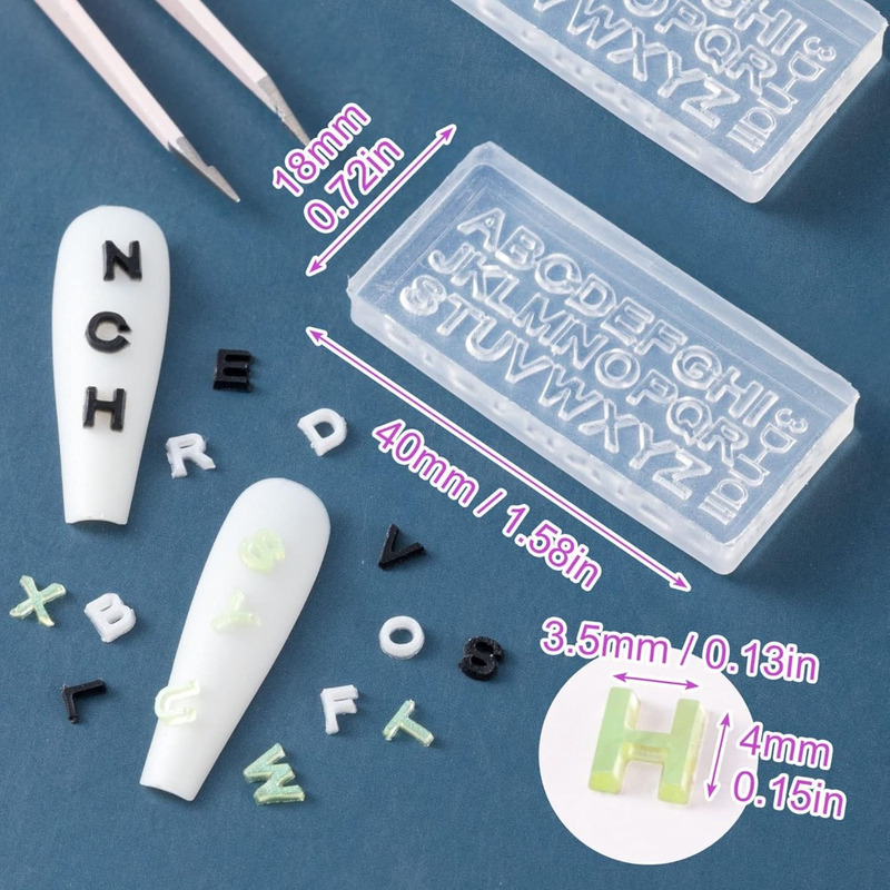2/4 Sets Transparent Mini A-Z  - Art And Craft Letter Z 评论和价格
