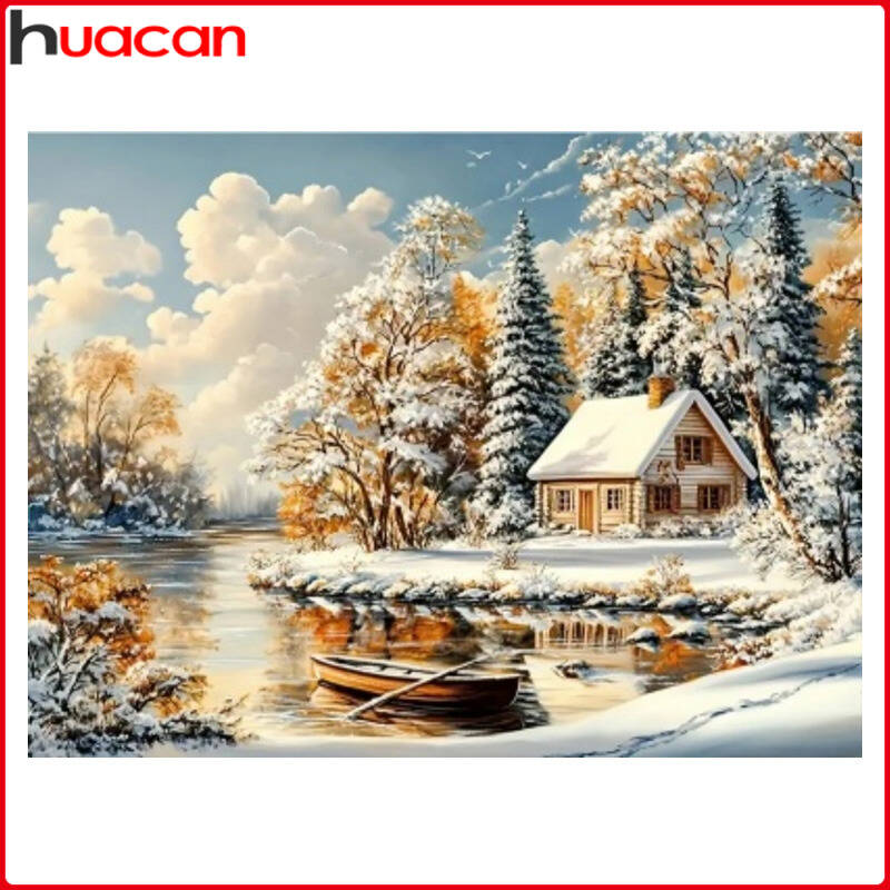 Huacan Winter Landscape Diamon - Art Craft Winter 评论和价格