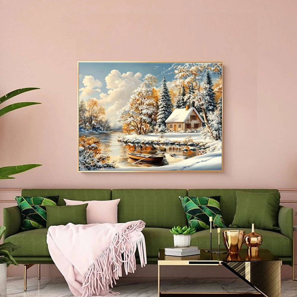 Huacan Winter Landscape Diamon - Art Craft Winter 评论和价格