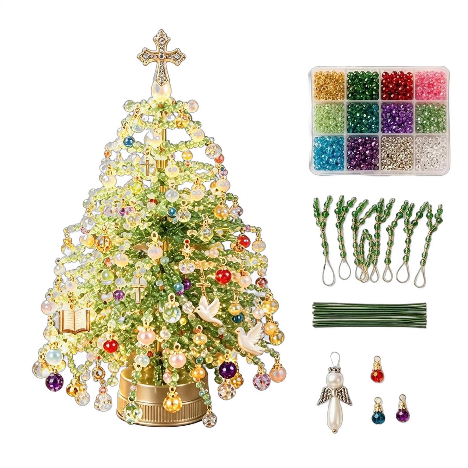 Beaded Christmas Tree Kit Wint - Art Craft Winter 评论和价格