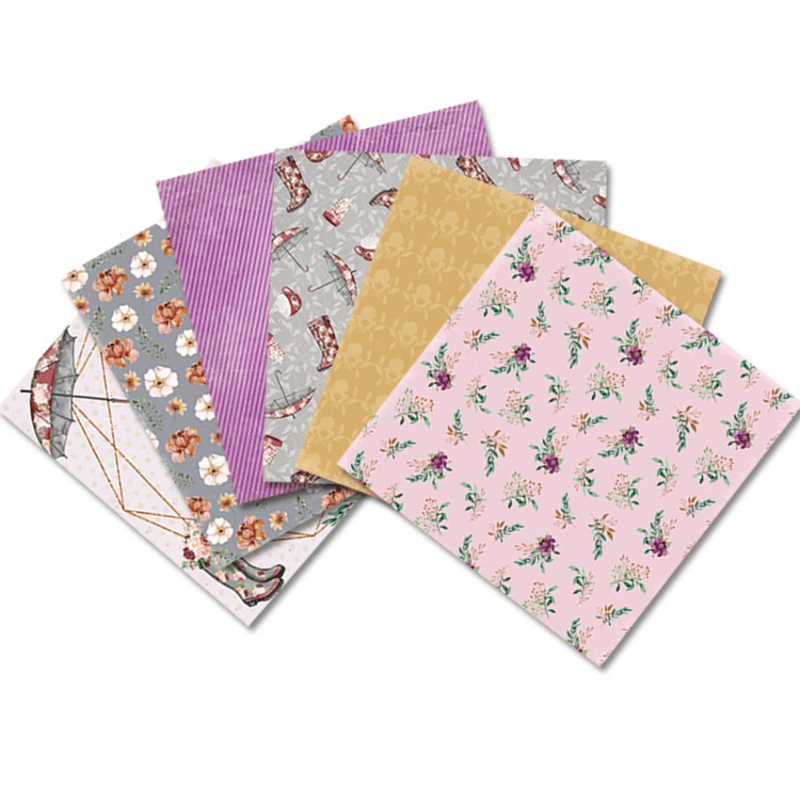 24 Sheets/Pack Floral Umbrella - Art Craft Umbrella 评论和价格