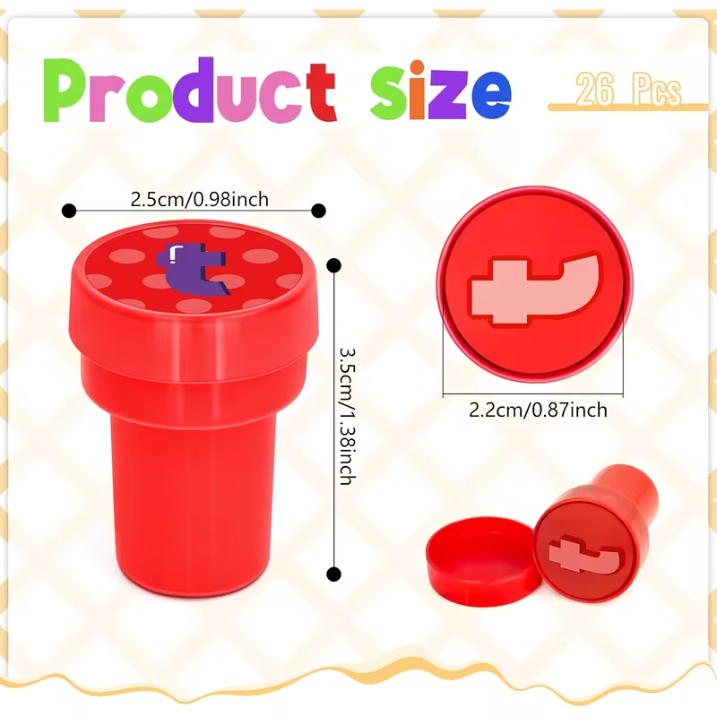 26 Pcs Letter Stamp Seal Set A - Art And Craft Letter Z 评论和价格