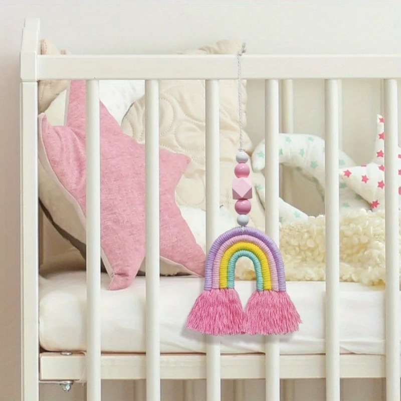 Rainbow Wind Chimes Weaving Mi - Art And Craft For Nursery 评论和价格