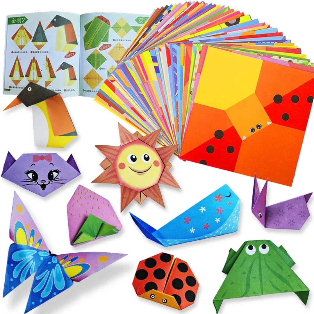 New Origami Kit 30 Sheets Orig - Art Craft 4 Years Old 评论和价格