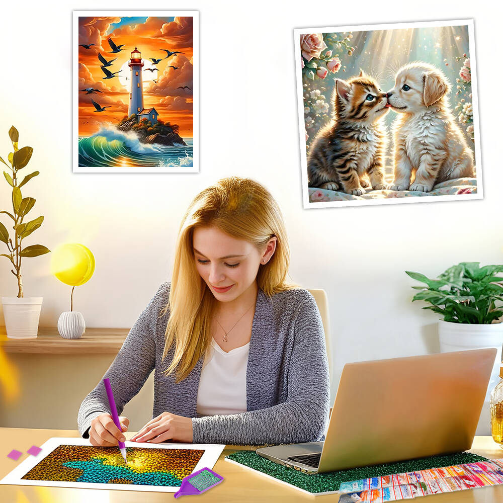 EverShine DIY Diamond Painting - Art Craft Umbrella 评论和价格