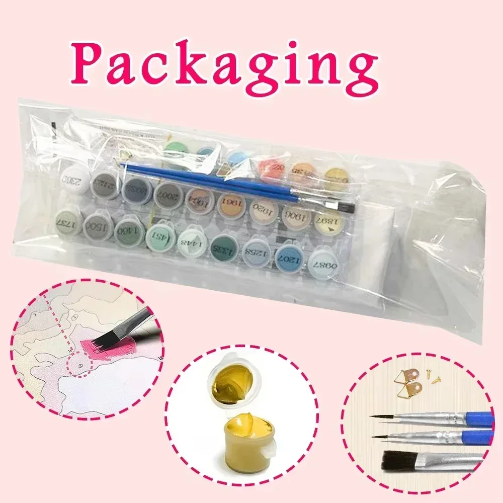 Paint By Numbers Kit for Adult - Art Craft Winter 评论和价格