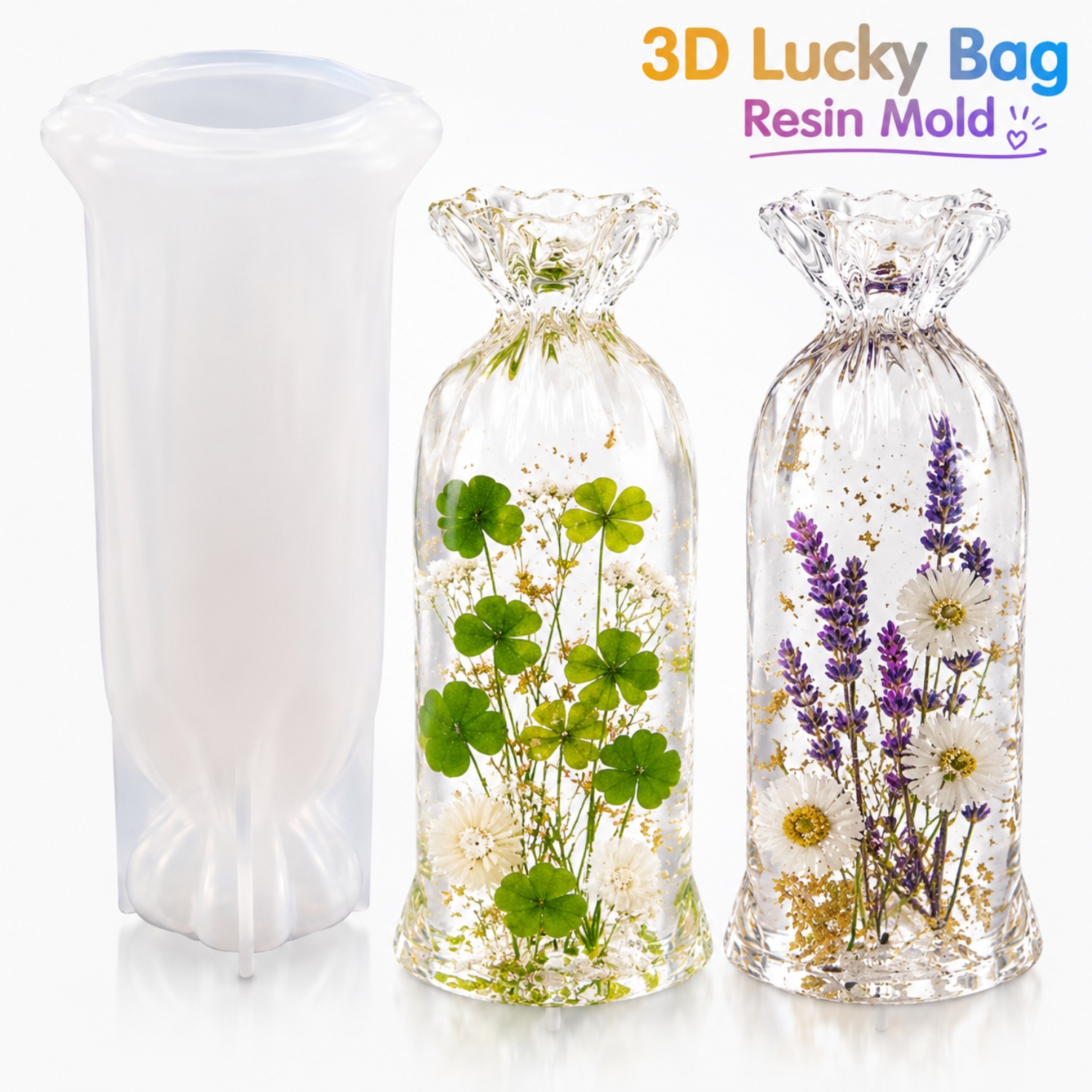 Lucky Bag Resin Silicone Mould - Art Craft Flower 评论和价格