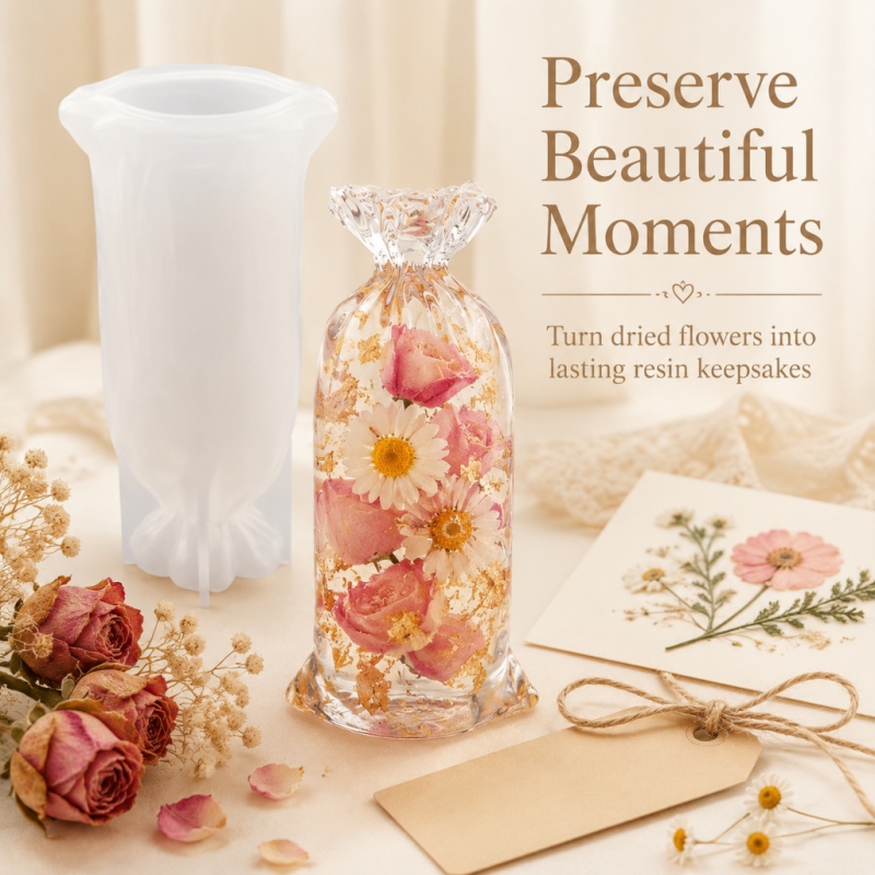 Lucky Bag Resin Silicone Mould - Art Craft Flower 评论和价格