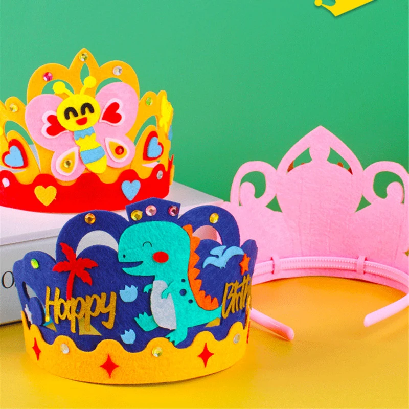 4Pcs/lot DIY Crafts Toy Crown  - Art Craft 4 Years Old 评论和价格