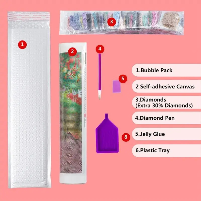 Huacan DIY 5D Diamond Painting - Art Craft Winter 评论和价格