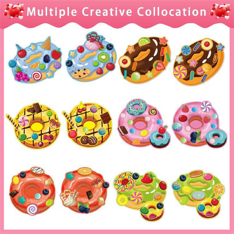 Make a Face Donut Stickers for - Art Craft 4 Years Old 评论和价格