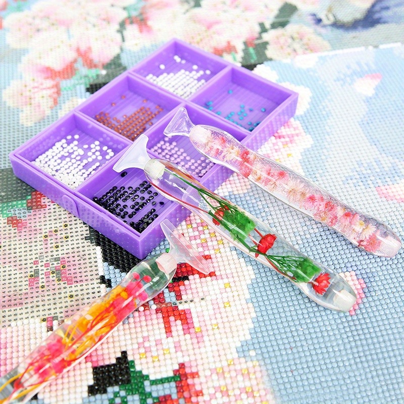 1set Flower Design Resin 5D Di - Art Craft Flower 评论和价格
